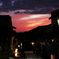 妻籠の夕景