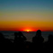 日本海の夕陽