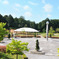 屋根付き広場
