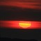 変形夕陽着水!