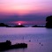 阿津里浜の朝