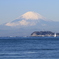 湘南から富士を望む