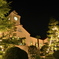 時計台のクリスマスツリー
