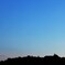 夕焼けに染まる、江の島