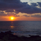野島崎灯台からの夕日