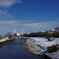 柳瀬川、雪景色