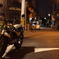 夜道とポツンとBike