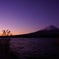 静寂に包まれた富士山