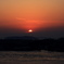 ３１Ｆから見た夕日