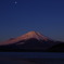 夜明けの月