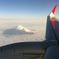 富士山：飛行機から