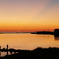 河口の夕暮れ