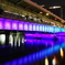 夜の顔の天満橋
