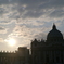 ヴァチカンと夕日
