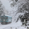 雪の東雲発車