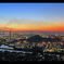 Industrial complex night view