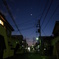 帰り道の夜空