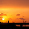 夕日