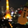 東京タワーっぽい雪だるま