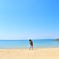 海と女性