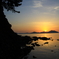 玄界灘に沈む夕日
