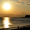七里ヶ浜の夕陽