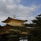 雪化粧の金閣寺