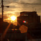 夕日