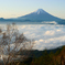 甲府盆地を埋める雲海