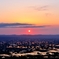 絶景　砺波平野 散居村夕景Ⅱ