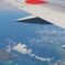 飛行機から望む宮古島