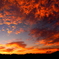 安曇野夕景(嵐のあと）