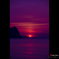深緋色の夕陽