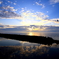出雲崎の夕暮れ