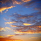 夏　夕暮れ