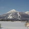 雪晴れの磐梯山を見に来たの
