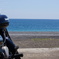 空と海とバイクと