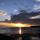 Sunset in the Ariake Sea