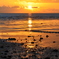 Sunset in the Ariake Sea