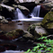a couple waterfall