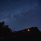 The Milky Way on the hut