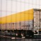 yellow roofed truck
