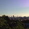円山から見た札幌　朝