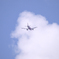 雲と飛行機