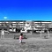 住宅街のsky blue
