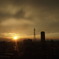 日曜日の夕景