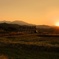 故郷の夕景