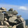 山頂 石