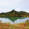 紅葉の城　－弓池－
