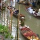 タイの水上マーケット